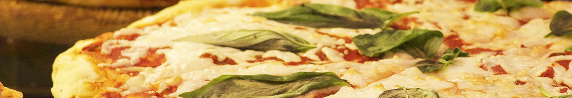 Eating Italian Pizza at Pronto Pizza restaurant in Winston-Salem, NC.
